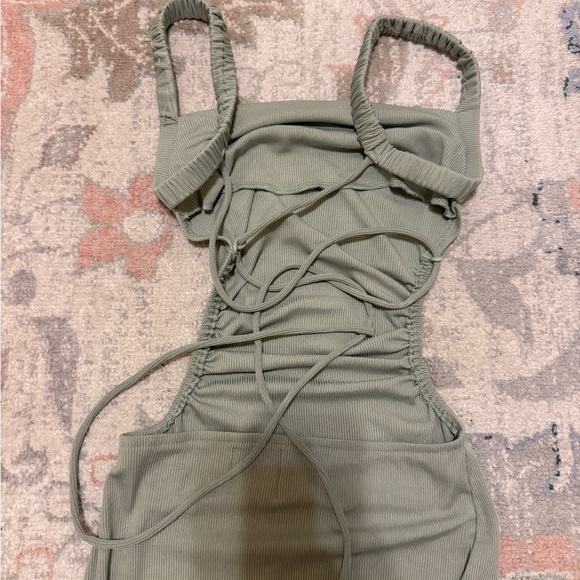 Princess Polly Lainey Midi Dress in Sage - Picture 5 of 5